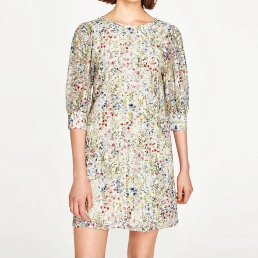Zara Romantic Cottagecore Datenight Springtime Mini Dress Size Small